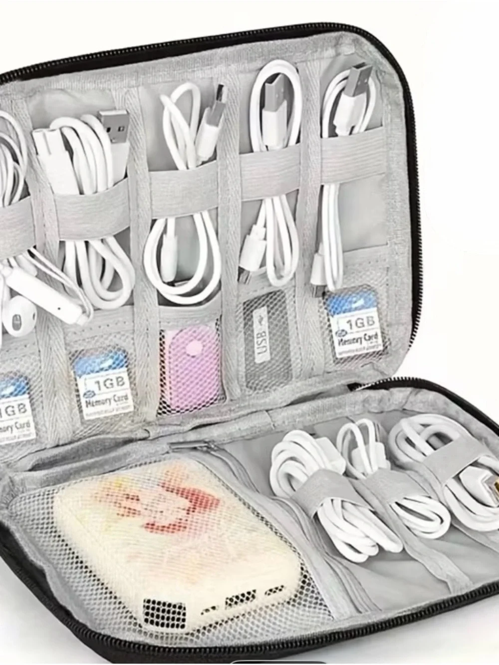 Pink Travel Organizer Pouch